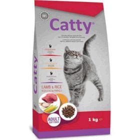 Catty 1 Kg Kuzu Etli Ve Pirinçli Yetişkin Kedi Maması