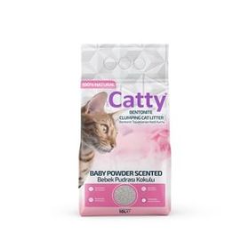 Catty Bebek Pudrası Kokulu 10 lt Kedi Kumu