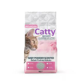 Catty Bebek Pudrası Kokulu 10 lt Kedi Kumu