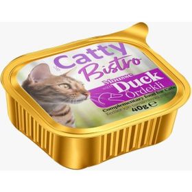 Catty Bistro Mousse Ördekli 40 gr Yetişkin Konserve Kedi Maması