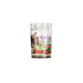Catty Bistro Sakinleşme Etkili Kuzulu ve Kızılcıklı 60 gr Kedi Ödül Maması
