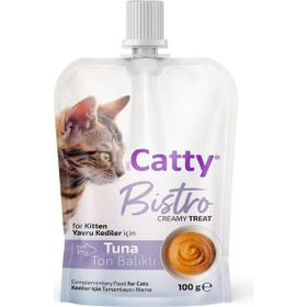 Catty Bistro Ton Balıklı 100 gr Krema Kedi Ödül Maması