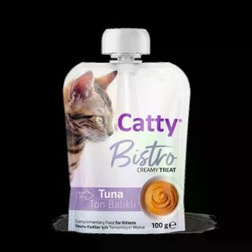 Catty Bistro Ton Balıklı 100 gr Krema Kedi Ödül Maması