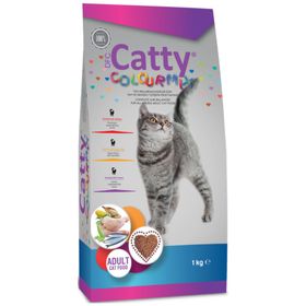 Catty Color Mix Yetişkin 1 kg Kedi Maması