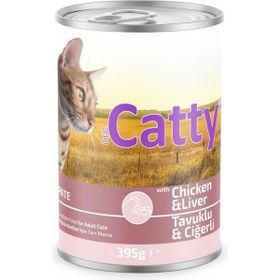 Catty Pate Tavuklu Ciğerli 395 gr Yetişkin Kedi Konservesi
