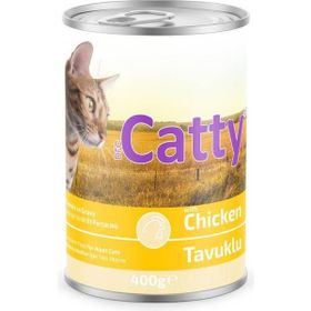 Catty Sos İçinde Tavuklu 400 gr Yetişkin Kedi Konservesi