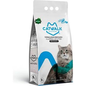 Catwalk 5 lt Marsilya Sabun Kokulu İnce Taneli Topaklanan Kedi Kumu