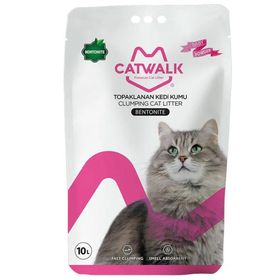 Catwalk Bentonit Bebek Pudralı 10 lt Kedi Kumu