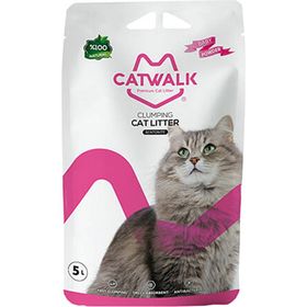 Catwalk Bentonit İnce Taneli Bebek Pudralı 5 lt Kokulu Kedi Kumu
