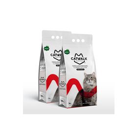 Catwalk İnce Taneli 2x10 lt Kokusuz Kedi Kumu