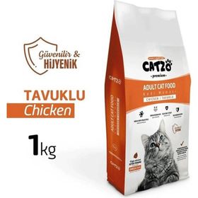 Catzo 1 kg Premium Tavuklu Yetişkin Kedi Maması