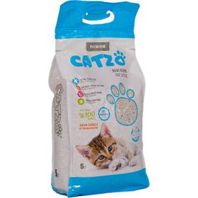 Catzo Bentonit Marsilya Sabun Kokulu Topaklanan 5 lt Kedi Kumu