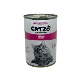 Catzo Biftekli Yaş 400 gr Kedi Maması
