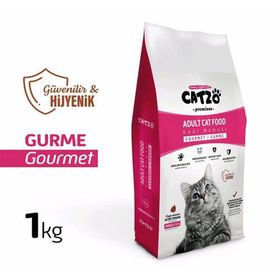 Catzo Premium Gourmet 1 kg Renkli Taneli Yetişkin Kedi Maması