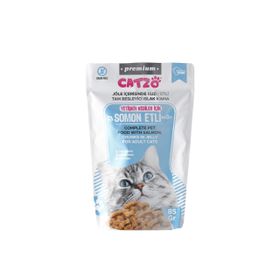 Catzo Premium Somonlu 5x85 gr Islak Kedi Mama