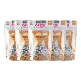 Catzo Premium Tavuklu 5x85 gr Islak Kedi Mama