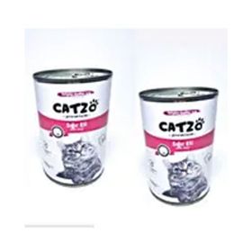 Catzo Pupzo Konserve Yetişkin 2x400 gr Kedi Maması