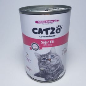 Catzo Yetişkin Konserve Yaş 400 gr Kedi Maması