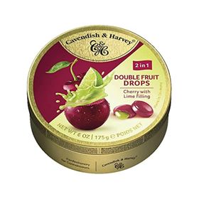 Cavendish & Harvey 175 gr Double Fruit Drops Limon Dolgulu Kirazlı Şeker