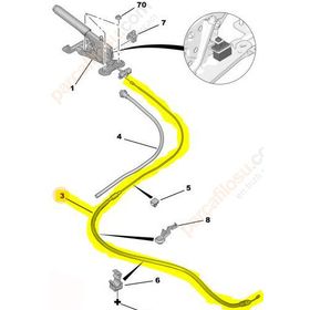 Cavo 4502687 Oto Arka El Freni Teli