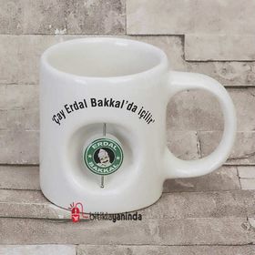 Çay Erdal Bakkalda İçilir Porselen Kupa Bardak