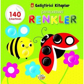 Çayırlardaki Renkler - Şirin Geliştirici Kitaplar - 140 Çıkartmalı - 0-6 Yaş Yayınları