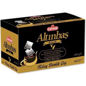 Çaykur 40x5 gr Altınbaş Klasik Siyah Demlik Çay