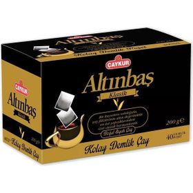 Çaykur 40x5 gr Altınbaş Klasik Siyah Demlik Çay