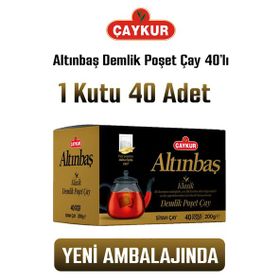 Çaykur 40x5 gr Altınbaş Klasik Siyah Demlik Çay