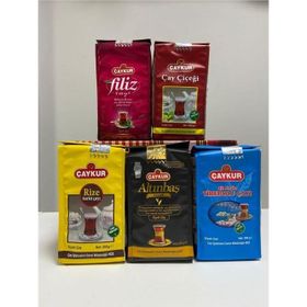 Çaykur 5x200 gr Tirebolu 42 + Altınbaş + Filiz + Çay Çiçeği + Turist Çayı