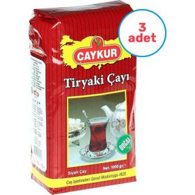 Çaykur Tiryaki 1000 gr Siyah Çay (3 adet)