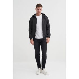 Cazador 10200 Crinkle Antrasit Erkek Mont