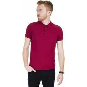 Cazador 22yceeo04613 Bordo Polo Yaka Erkek T-shirt