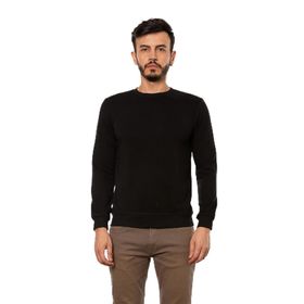 Cazador 24KCEEO05610 Siyah 3 İplik Erkek Sweatshirt