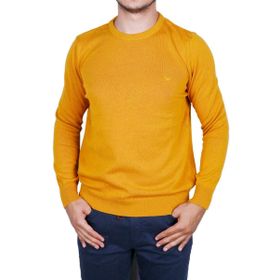 Cazador 3606 Sarı Bisiklet Yaka Erkek Kazak