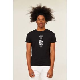 Cazador 4042 Siyah Baskılı Erkek T-shirt
