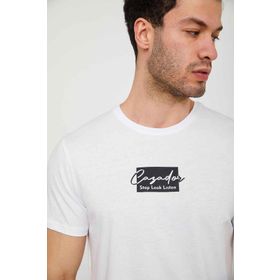 Cazador 4205 Beyaz Erkek T-shirt