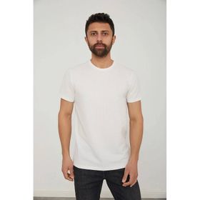 Cazador 4237 Ekru Erkek T-shirt