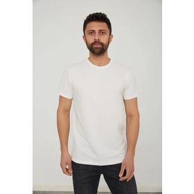 Cazador 4237 Ekru Erkek T-shirt