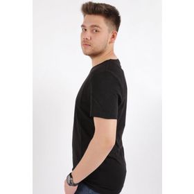 Cazador 4601 Beyaz Orta V Flamlı Erkek T-shırt