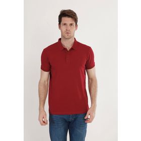 Cazador 4613 Bordo Erkek T-Shirt