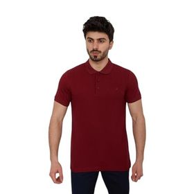 Cazador 4613 Bordo Polo Yaka Erkek T-Shirt