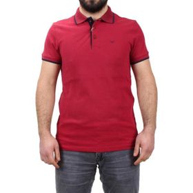 Cazador 4613 Bordo Polo Yaka Erkek T-Shirt