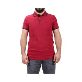 Cazador 4613 Bordo Polo Yaka Erkek T-Shirt