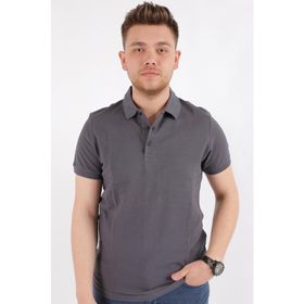 Cazador 4613 Gri Polo Pike Erkek T-shirt