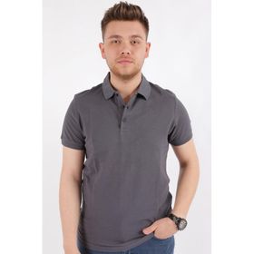 Cazador 4613 Gri Polo Pike Erkek T-shirt