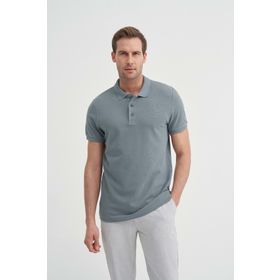 Cazador 4613 Gri Polo Pike Erkek T-shirt