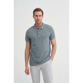 Cazador 4613 Gri Polo Pike Erkek T-shirt