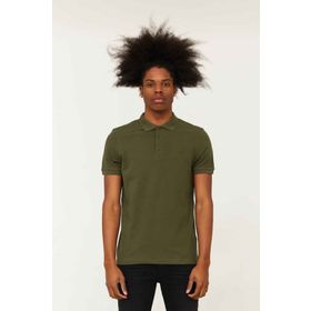 Cazador 4613 Haki Batal Polo Yaka Pike Erkek T-Shirt