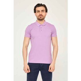 Cazador 4613 Lila Polo Erkek T-Shirt